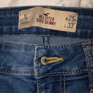 Hollister Super Skinny Blue Jeans
